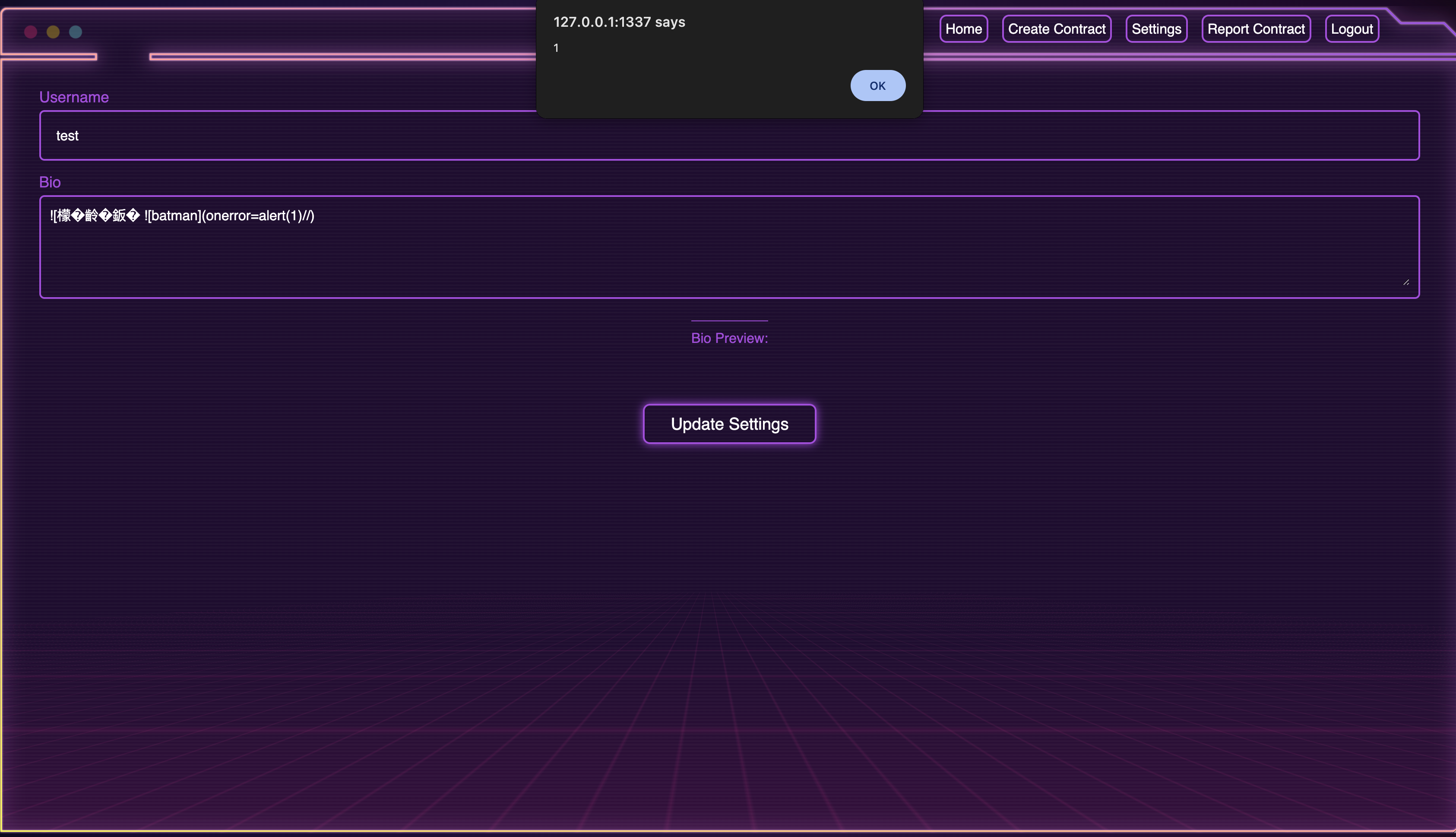 XSS Alert Box